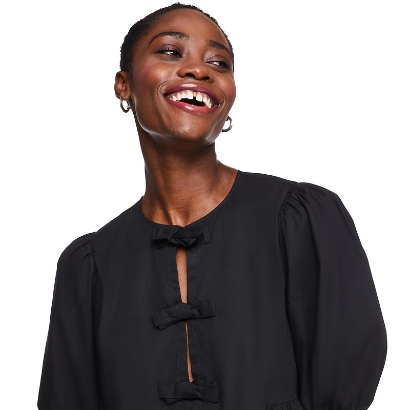 T-shirt à manches bouffantes George pour femmes