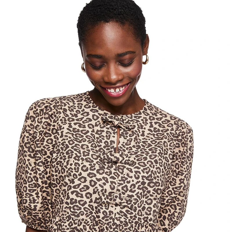 George Women's Puff Sleeve Dress, Sizes XS-XXL