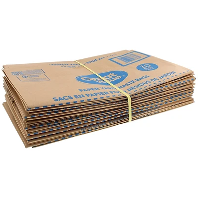 Sacs en papier pour résidus de jardin Great Value 40,6 cm x 30,4 cm x 87,6 cm