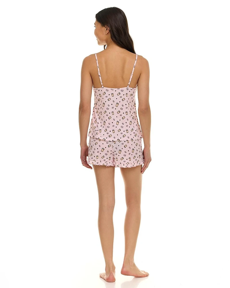 Ensemble pyjama 2 pièces côtelé pour femme Paris Dreams, tailles S à XL – Exclusivité en ligne