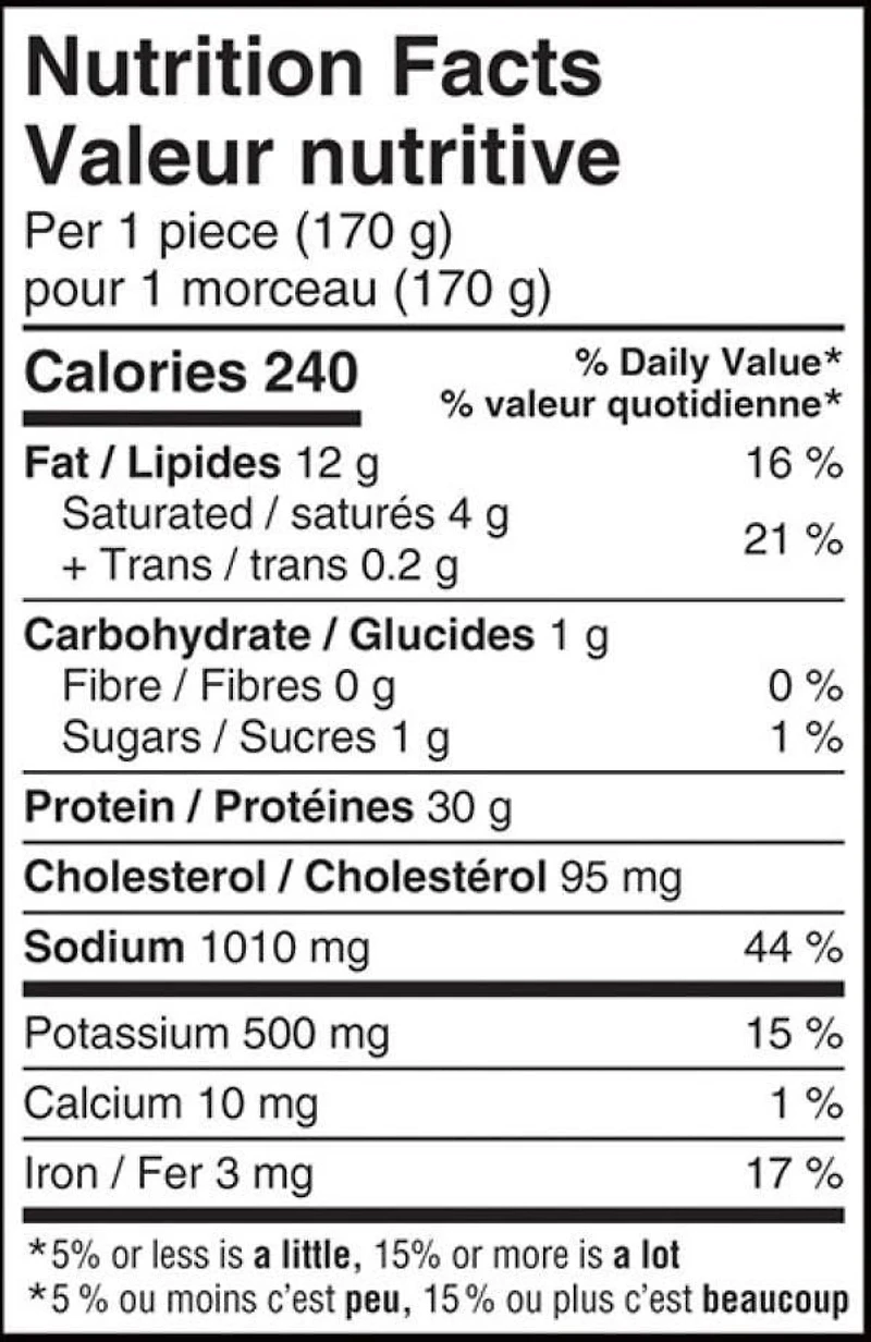Marcangelo Bacon Wrapped Beef Medallions, 2 medallions, 340 g