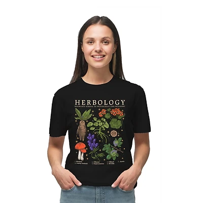 Harry Potter T-shirt à manches courtes pour femme Herbologie Tailles: P-TG