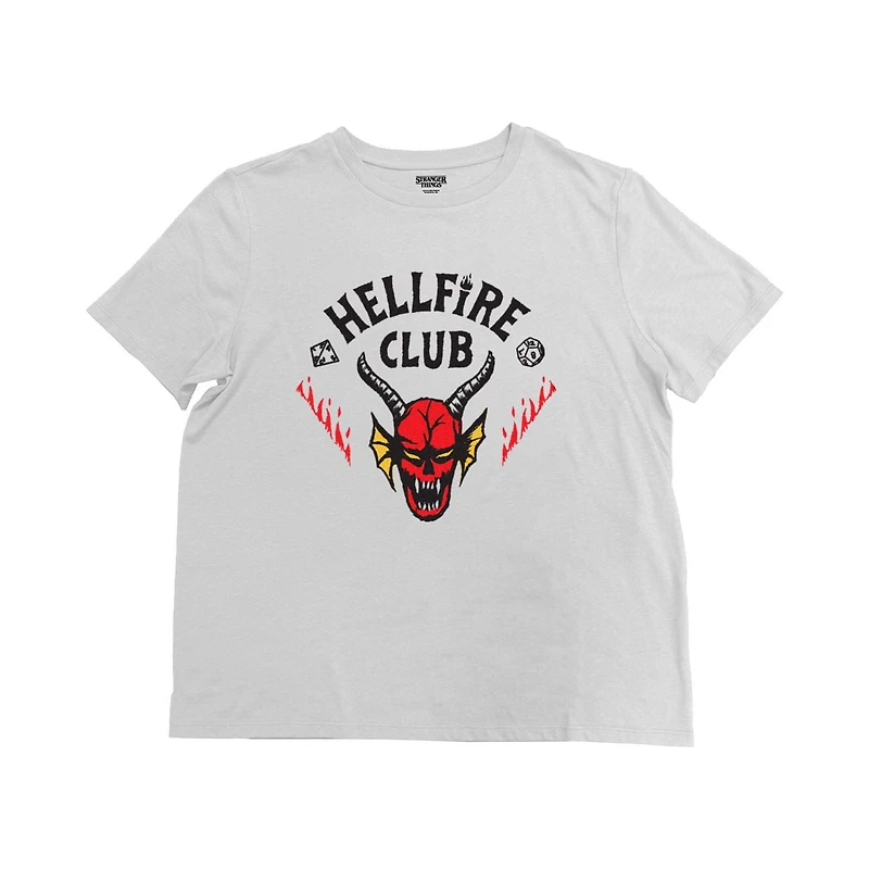 Stranger Things T-shirt à manches courtes Hellfire pour femme