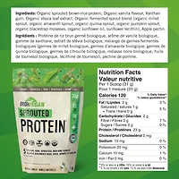 Iron Vegan Poudre Sprouted Protein Vanille Naturelle, 1 kg
