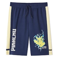 Short Pikachu Pokémon pour garçons Tailles TP–TG