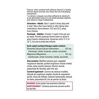 Jamieson Caplets de Calcium Magnésium 100 + 100 caplets