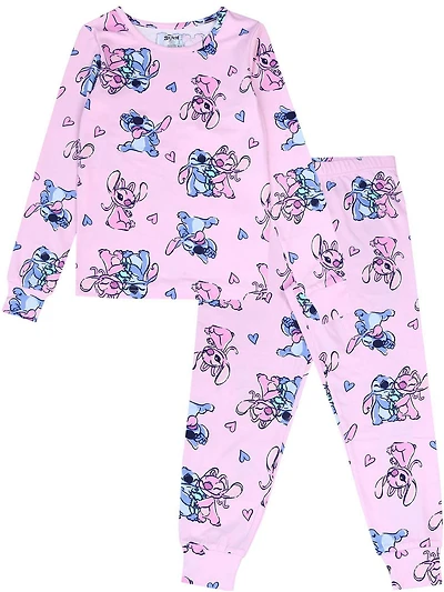 Lilo & Stitch Knit Sleep 2 Piece PJ set - Kids - Girls