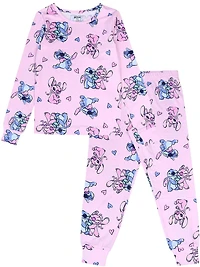 Lilo & Stitch Knit Sleep 2 Piece PJ set - Kids - Girls