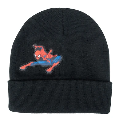 Marvel Bonnet-Cagoule Pour Homme Spider-Man Bonnet pour homme Spider-Man.