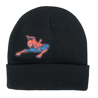 Marvel Bonnet-Cagoule Pour Homme Spider-Man Bonnet pour homme Spider-Man.