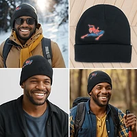 Marvel Bonnet-Cagoule Pour Homme Spider-Man Bonnet pour homme Spider-Man.