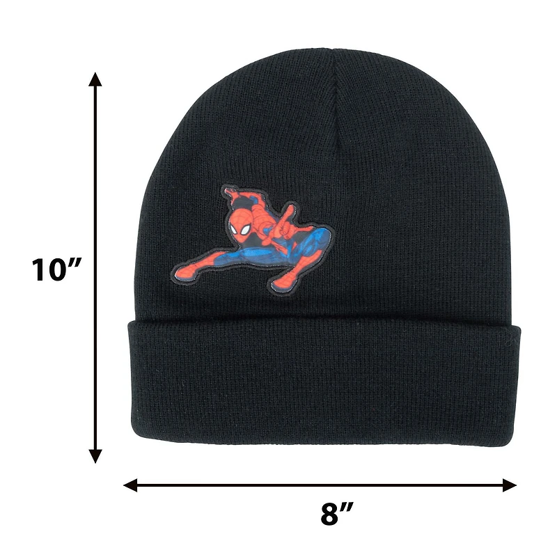 Marvel Bonnet-Cagoule Pour Homme Spider-Man Bonnet pour homme Spider-Man.