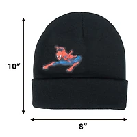 Marvel Bonnet-Cagoule Pour Homme Spider-Man Bonnet pour homme Spider-Man.