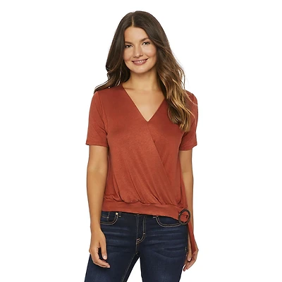 George Women's Crossover Top with Buckle