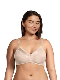 Warners Women's Firm Support Smooth Satin Stretch Wireless Comfort Bra