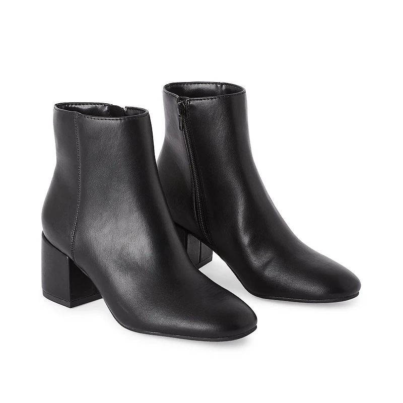 Time and Tru Women's Dress Heel Boots, Wide Width Sizes 6-10