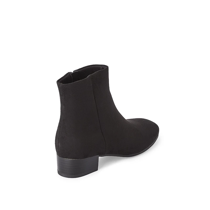 Time and Tru Women's Low Booties, Wide Width Sizes 6-10