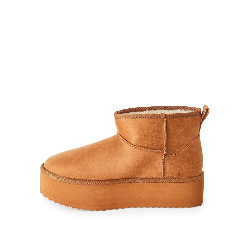 Bottes plateforme douillettes Time and Tru pour femmes Pointures larges 6-10