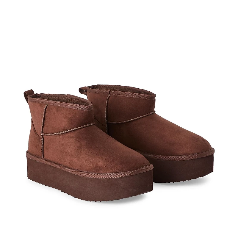 Bottes plateforme douillettes Time and Tru pour femmes Pointures larges 6-10