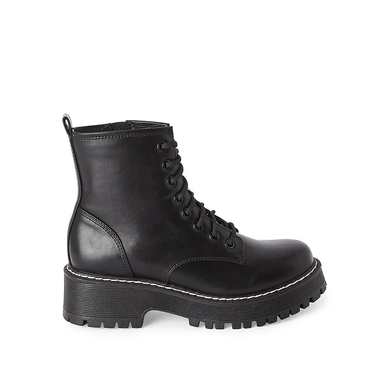 Time and Tru Women's Combat Boots, Sizes 6-10