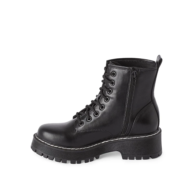 Time and Tru Women's Combat Boots, Sizes 6-10