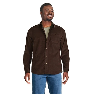 George Men's Corduroy Shirt, Sizes S-2XL