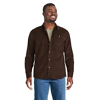 Chemise en velours côtelé George pour hommes Tailles P-2XL