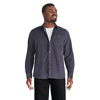 Chemise en velours côtelé George pour hommes Tailles P-2XL