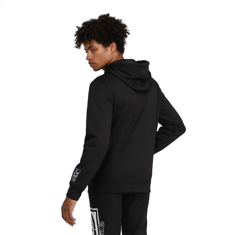 Sweat à capuche zippé Ecko pour hommes avec poches kangourou