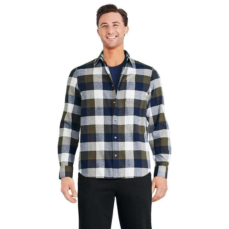 George Men's Flannel Shirt, Sizes S-2XL