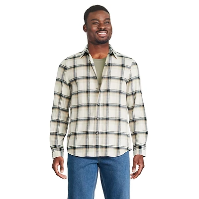 Chemise en flanelle George pour hommes Tailles P-2XL