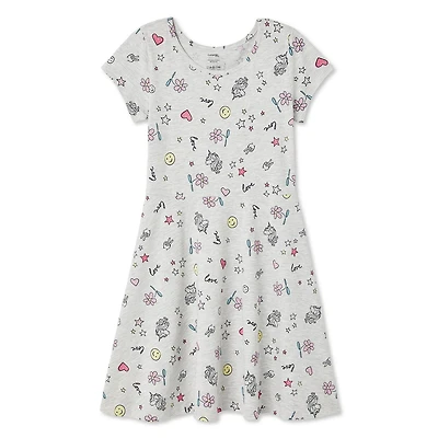 George Girls' Skater Dress, Sizes XS-XL
