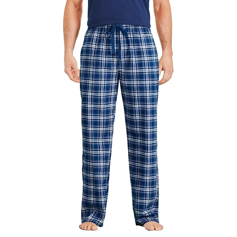 Pantalon de pyjama en flanelle George pour hommes Tailles P-2XL
