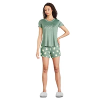 Ensemble 2 pièces avec t-shirt à manches courtes George pour femmes