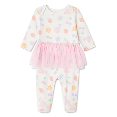 Grenouillère avec tutu George pour bébés filles