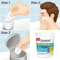 Rondelles purifiantes quotidiennes pour les pores Clearasil Daily Clear, traitement de l’acné