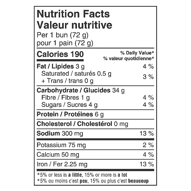 Dempster's® Signature The Classic Sausage Buns, Pack of 6; 510 g