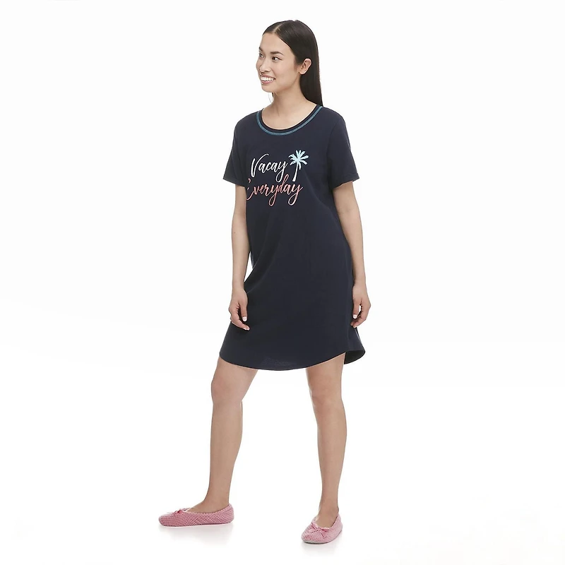 George Women's Rolled Cuff Nightshirt