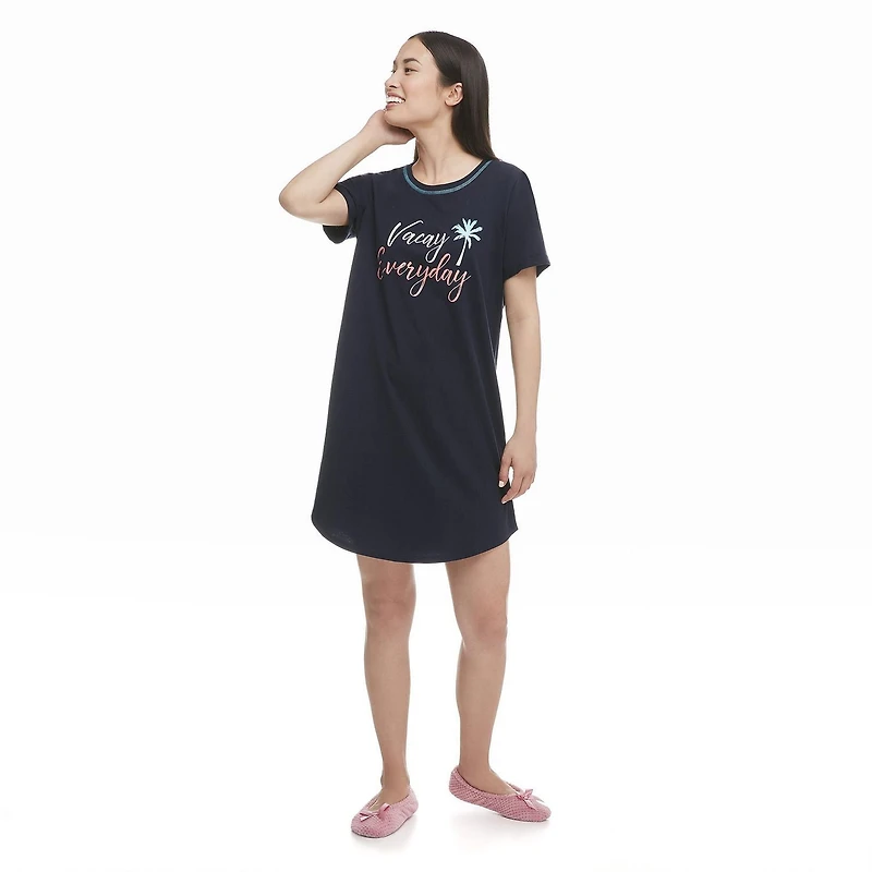 George Women's Rolled Cuff Nightshirt