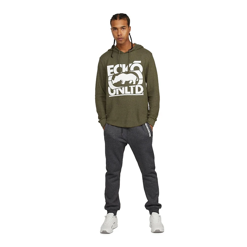 Ecko Unltd Men’s Triple Crossed Thermal Hoodie