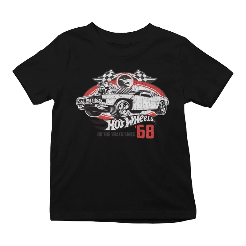Hot Wheels Retro Boy's Short Sleeve crew neck T-Shirt