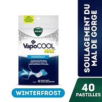 Vicks VapoCOOL SEVERE Medicated Drops, Maximum-Strength Relief to Soothe Sore Throat Pain, 45ct