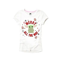 Girls  Star Wars Be Merry Child T-Shirt