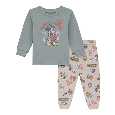 Disney Mickey Mouse Ensemble de Pyjamas Tailles: 0/3M -18/24M