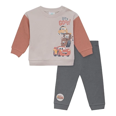 Disney Les Bagnoles Ensemble de Pantalons Jogger Tailles: 0/3M -18/24M