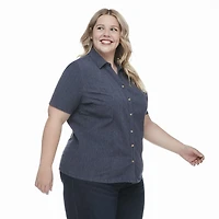 Penmans Women's Crinkle Camp Shirt