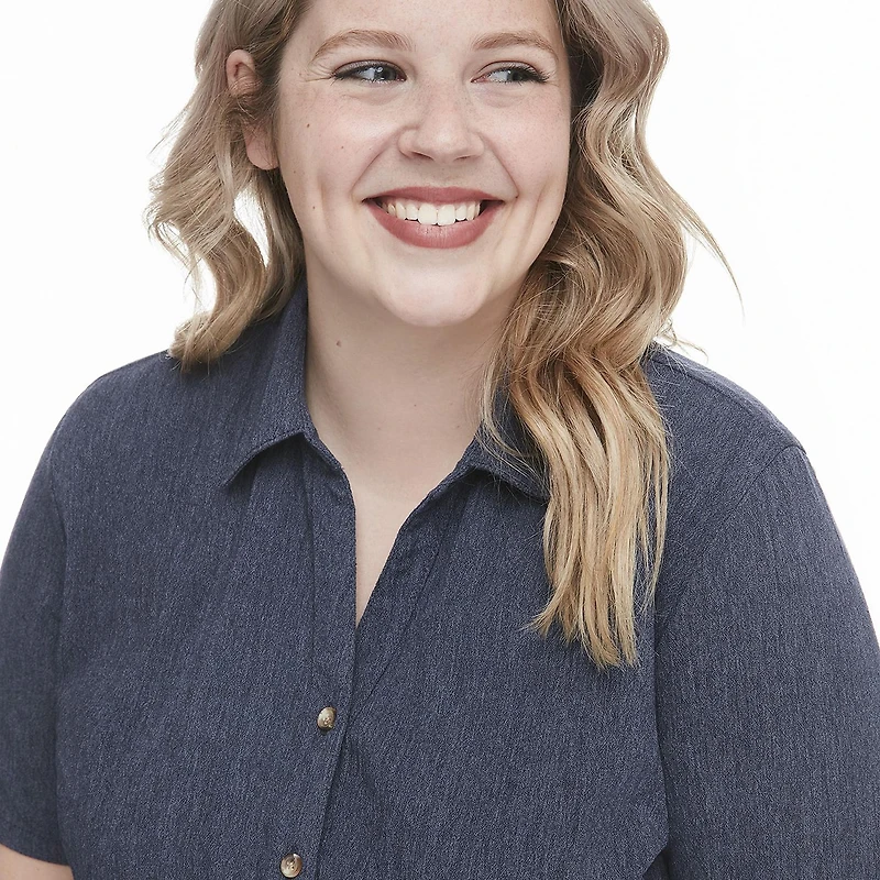 Penmans Women's Crinkle Camp Shirt