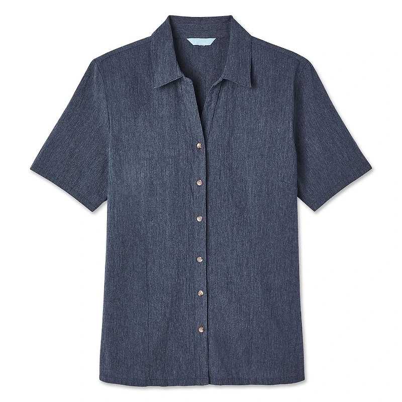 Chemise camping en tissu froissé Penmans pour femmes