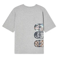 T-shirt à encolure ras du cou de coupe surdimensionnée George pour garçons