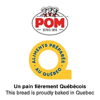 POM® Superclub Sandwich 100% Whole Grain Wheat Sliced Bread, 675 g